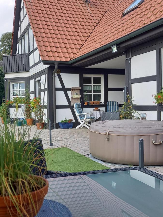Landidylle Mit Garten, Whirlpool Und Klima Reken Bagian luar foto