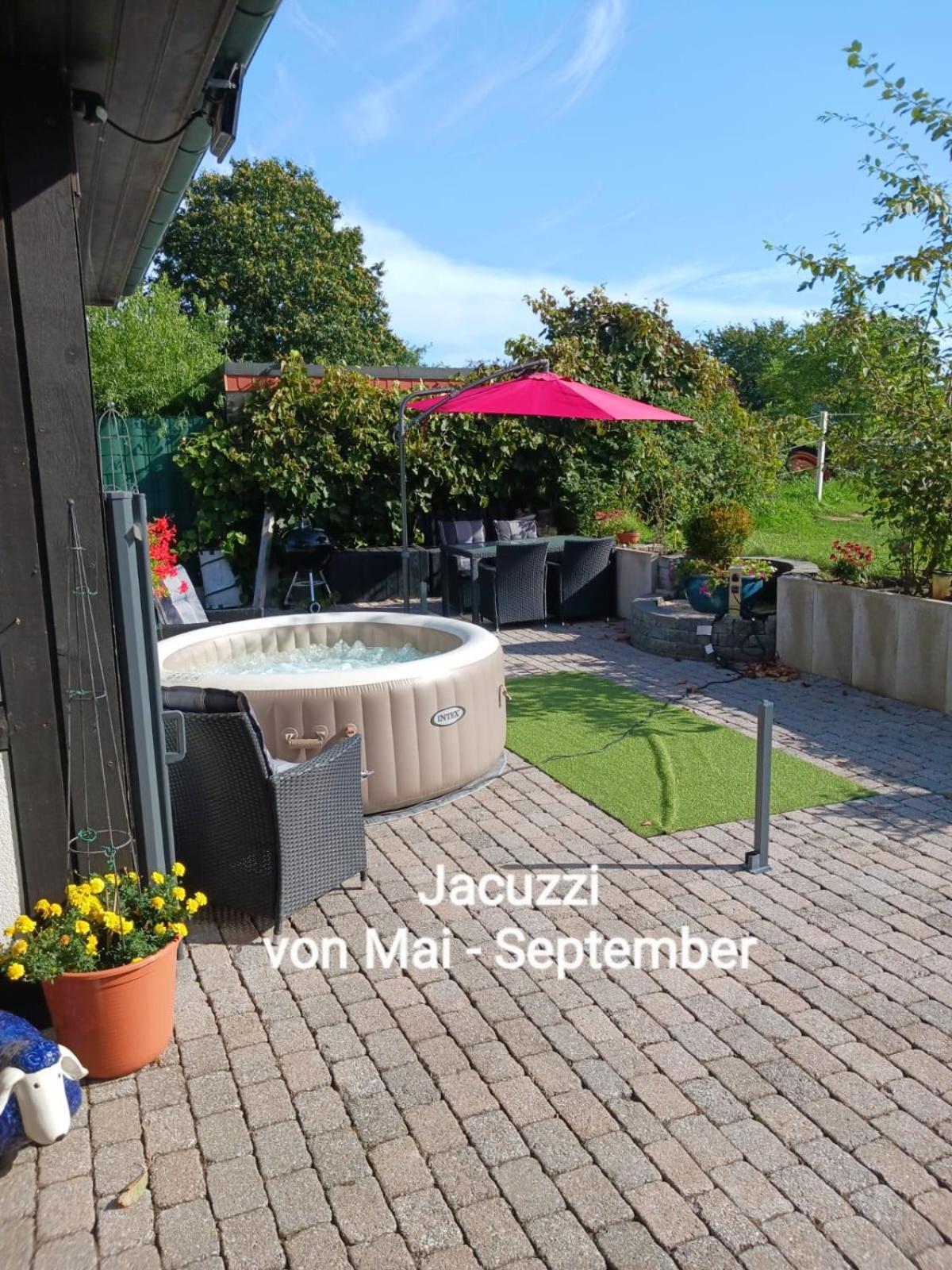 Landidylle Mit Garten, Whirlpool Und Klima Reken Bagian luar foto