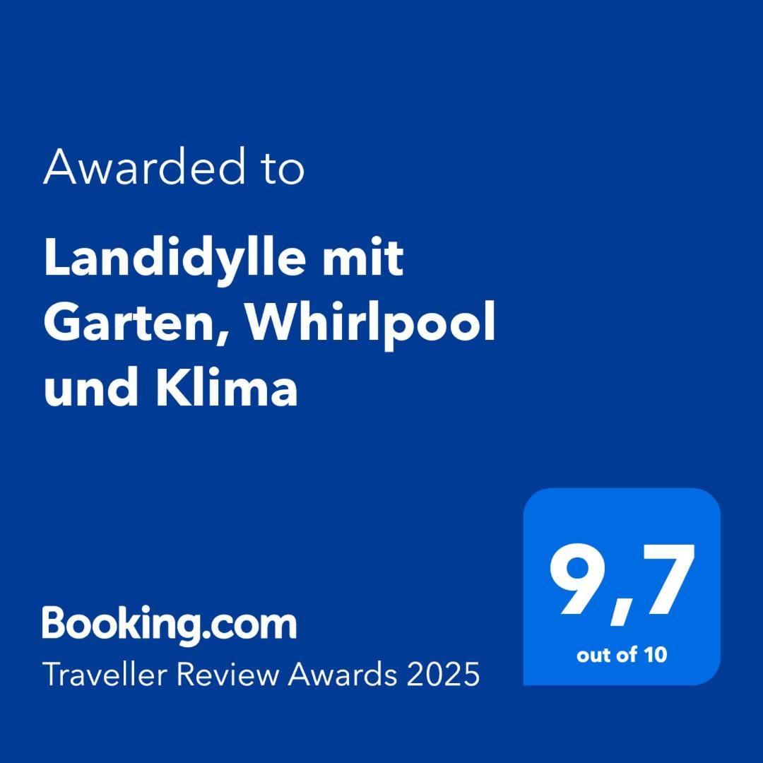 Landidylle Mit Garten, Whirlpool Und Klima Reken Bagian luar foto